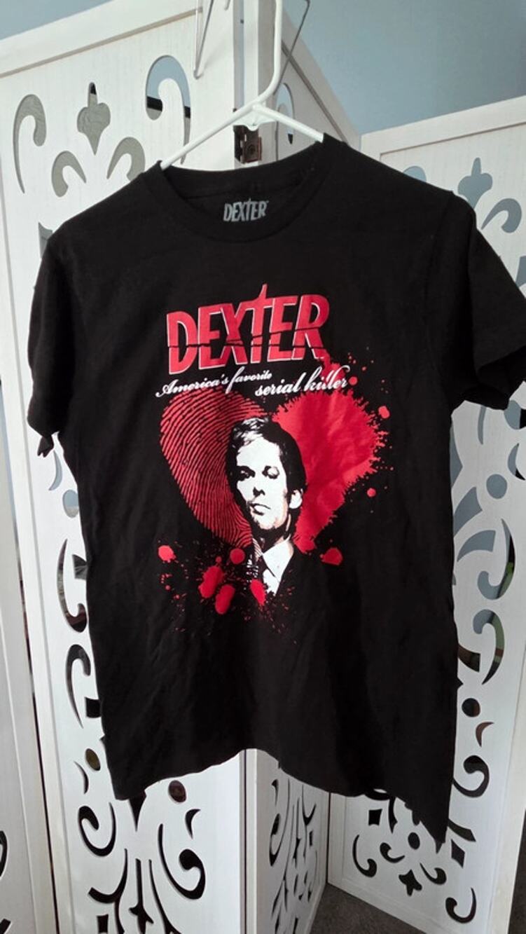 Dexter America's Favorite Serial Killer T-Shirt Black Small Showtime 2025 NWOT